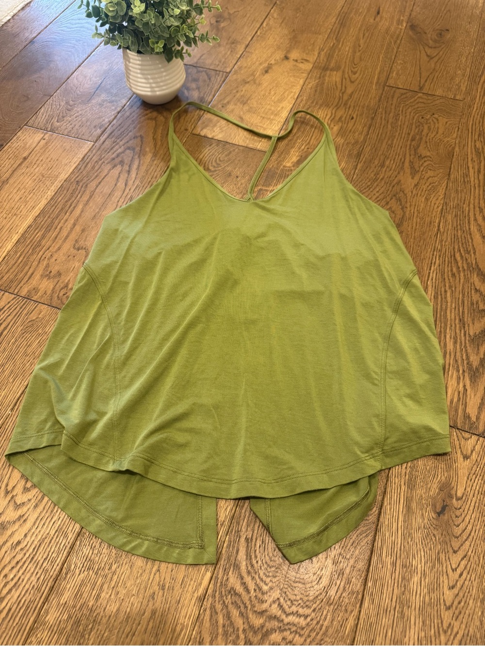 Lululemon modal silk yoga tank top size 6
